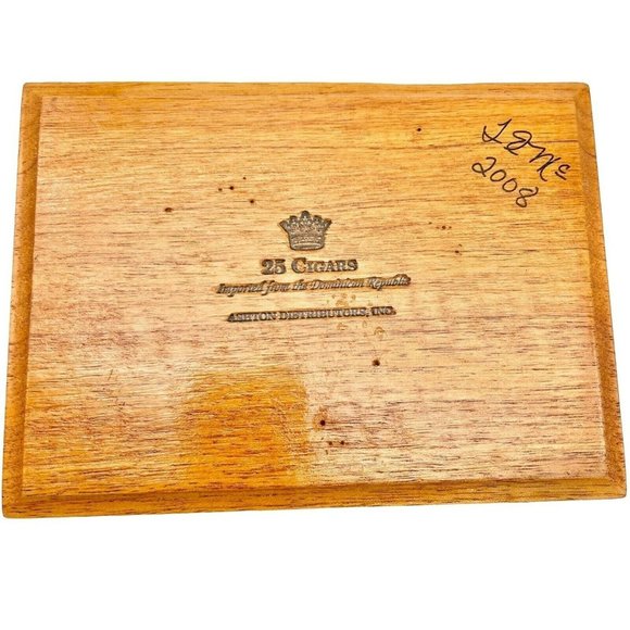 Upcycled Wooden Cigar Box Pixie Happily Ever After Storage Box Treasures - Picture 4 of 10